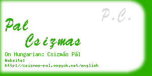 pal csizmas business card