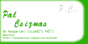 pal csizmas business card